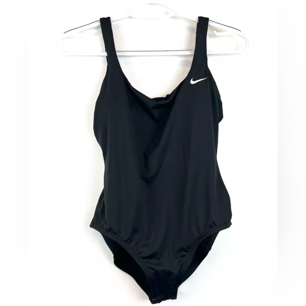 Nike Womens U Back One Piece Swimsuit Black Size Small